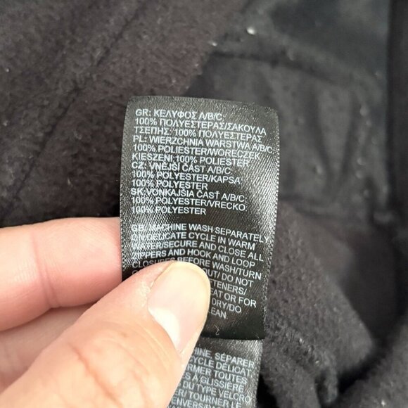 The North Face Black 1/2 Zip Fleece Pullover Jacket Women’s Size Large - Picture 5 of 8